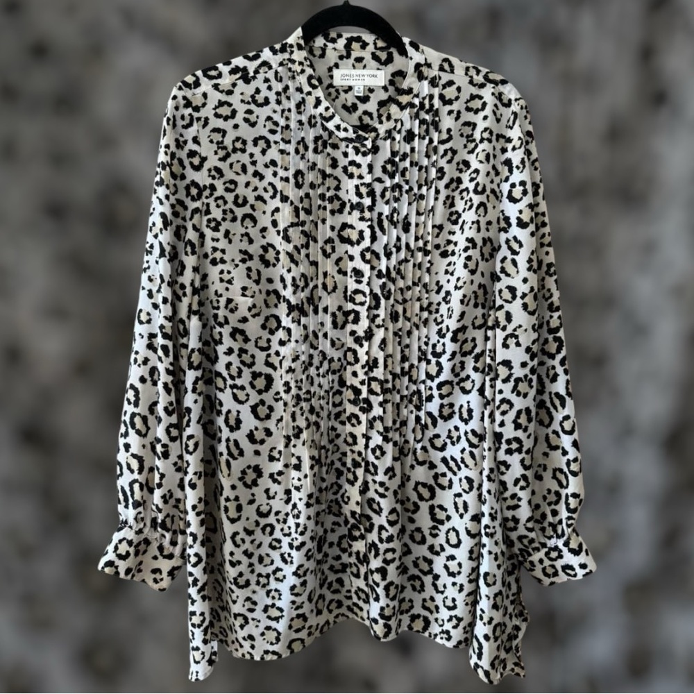 Plus size Leopard print blouse 🐆🖤